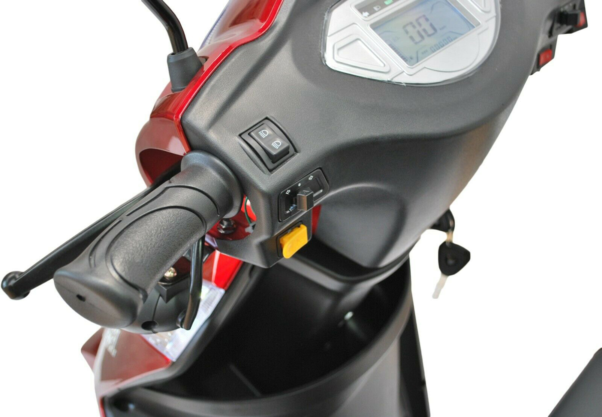 ECO ENGEL 503 Rot, 25 km/h, 20Ah Lithium Akkus Herausnehmbar – Bild 8