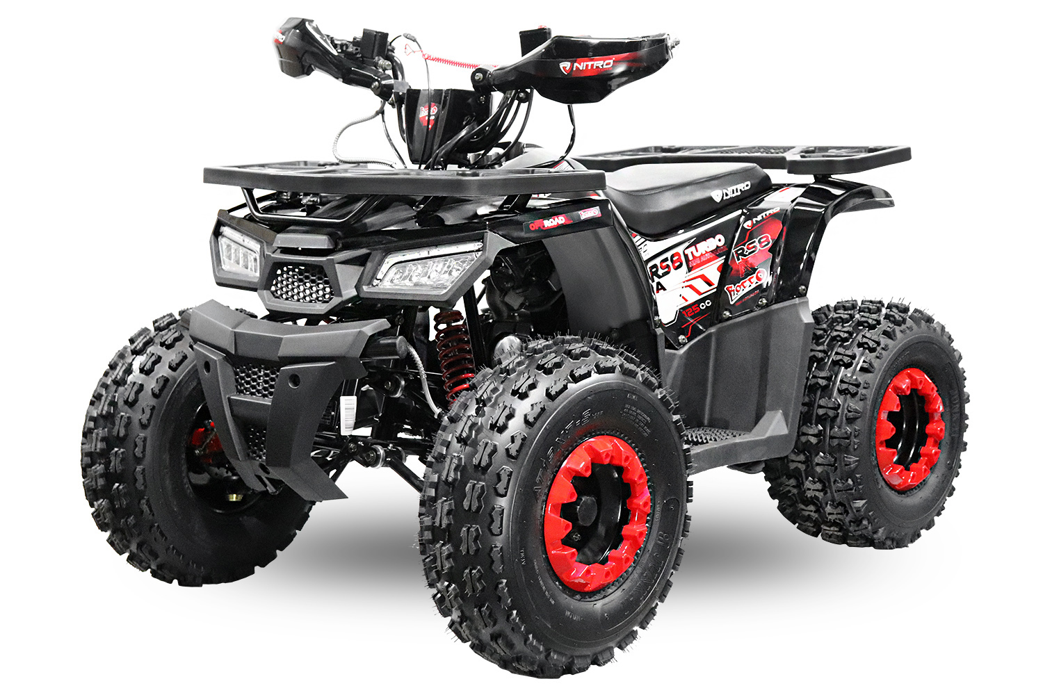 NITRO MOTORS 125cc midi Kinder Quad Rocco RS8-A Platin – Bild 7