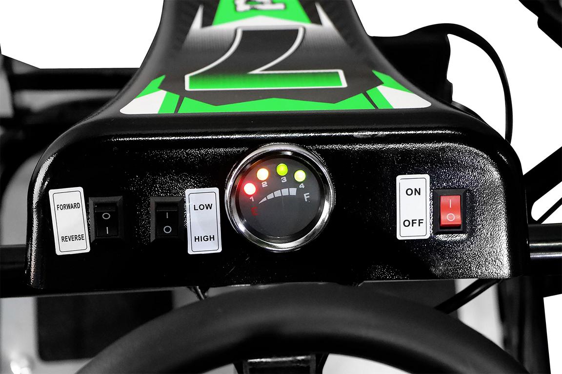 Kinderbuggy Nitro Motors Eco GoKid Dirty 1000W 48V 6 Zoll Offroad – Bild 7