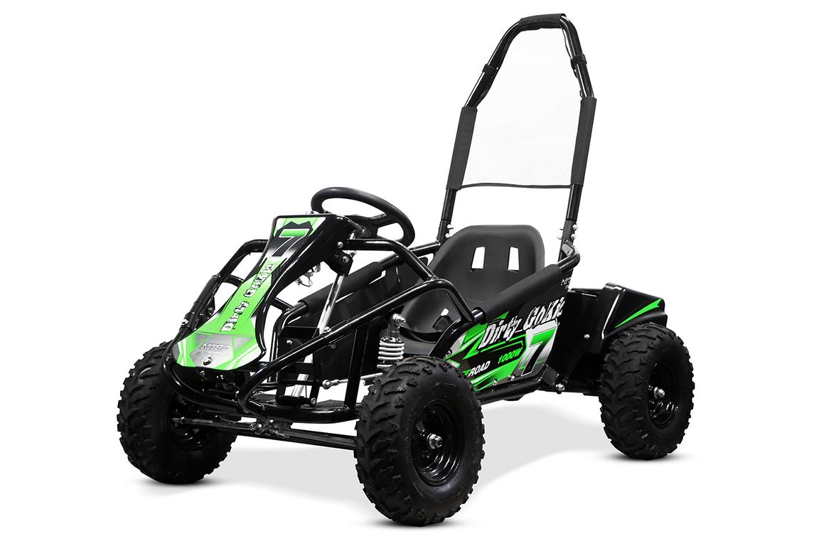 Kinderbuggy Nitro Motors Eco GoKid Dirty 1000W 48V 6 Zoll Offroad – Bild 12