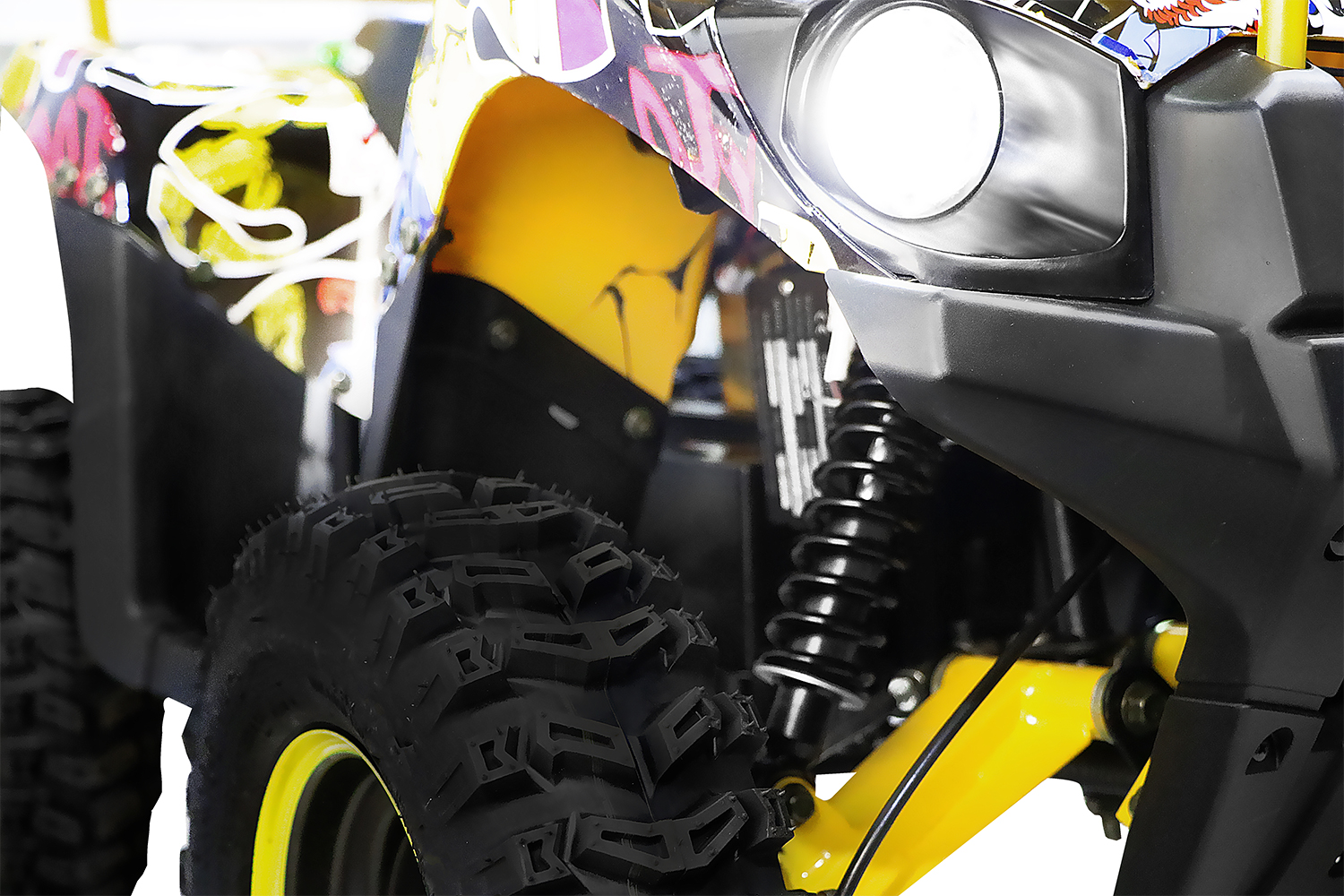 Kinderquad Torino Cross Eco Graffiti mini Quad 1000W 36V 6 Zoll – Bild 9