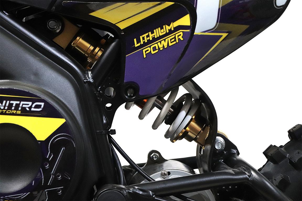 Nitro Motors Tiger Eco Dirtbike 1100W 36V 12/10 Zoll Lithium Akku 10Ah Elektro Crossbike – Bild 9