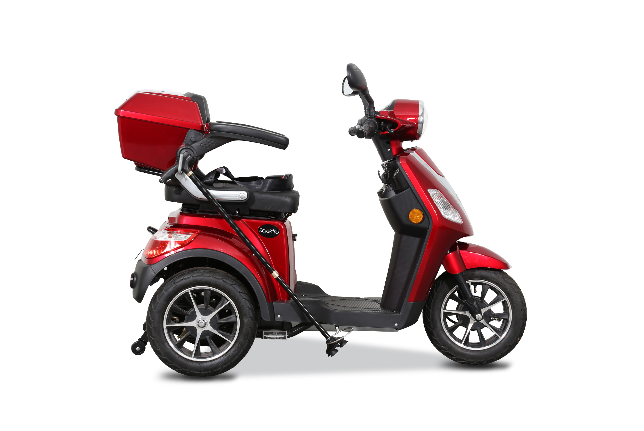 Rolektro E-Trike 25 V.2 Blei-Gel, Rot – Bild 8