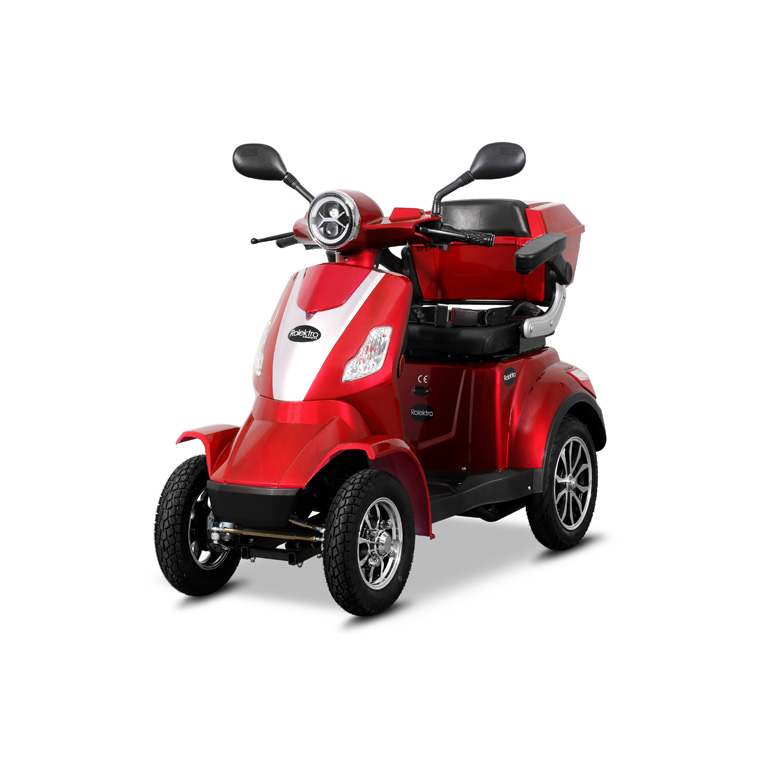 Rolektro, E-Quad 15, Rot, Bleigel Akkus, 1000 Watt