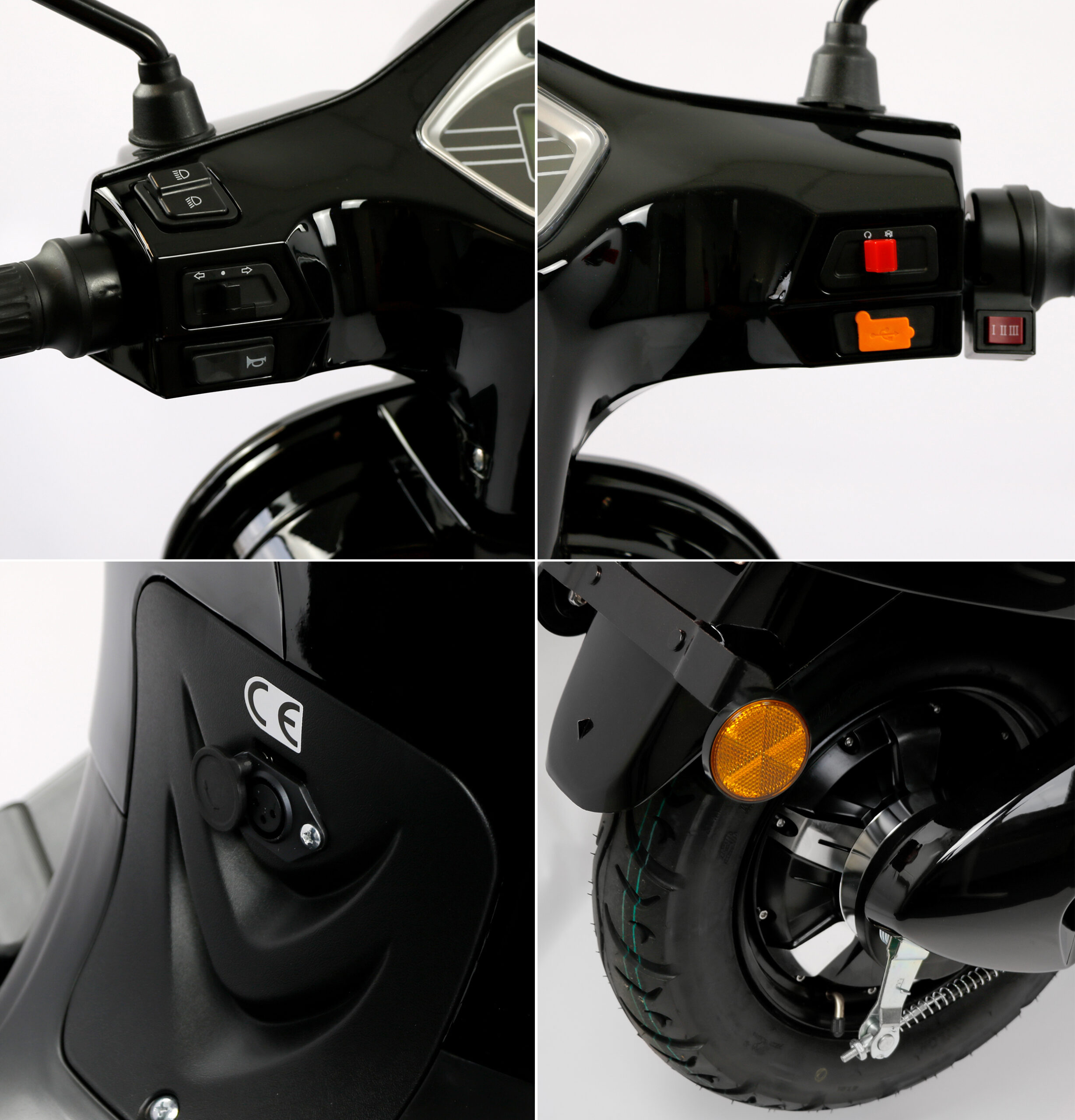 Rolektro, Retro 45 Lithium, V.2021, Schwarz, 2000 Watt – Bild 8