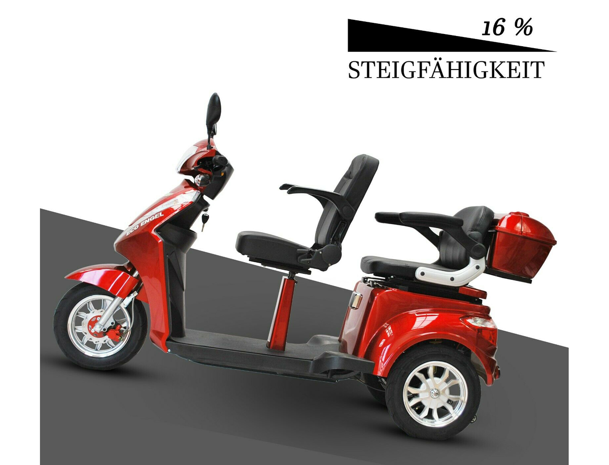 ECO ENGEL 503 Rot, Elektromobil 1000 Watt, 25 km/h – Bild 8