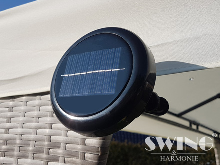 LED Rattan Pavillon Royal 3x4 m Partyzelt Polyrattan Pavilon – Bild 6