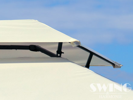 LED Luxus Pavillon "Minzo" 3x4 m Gartenpavillion – Bild 5