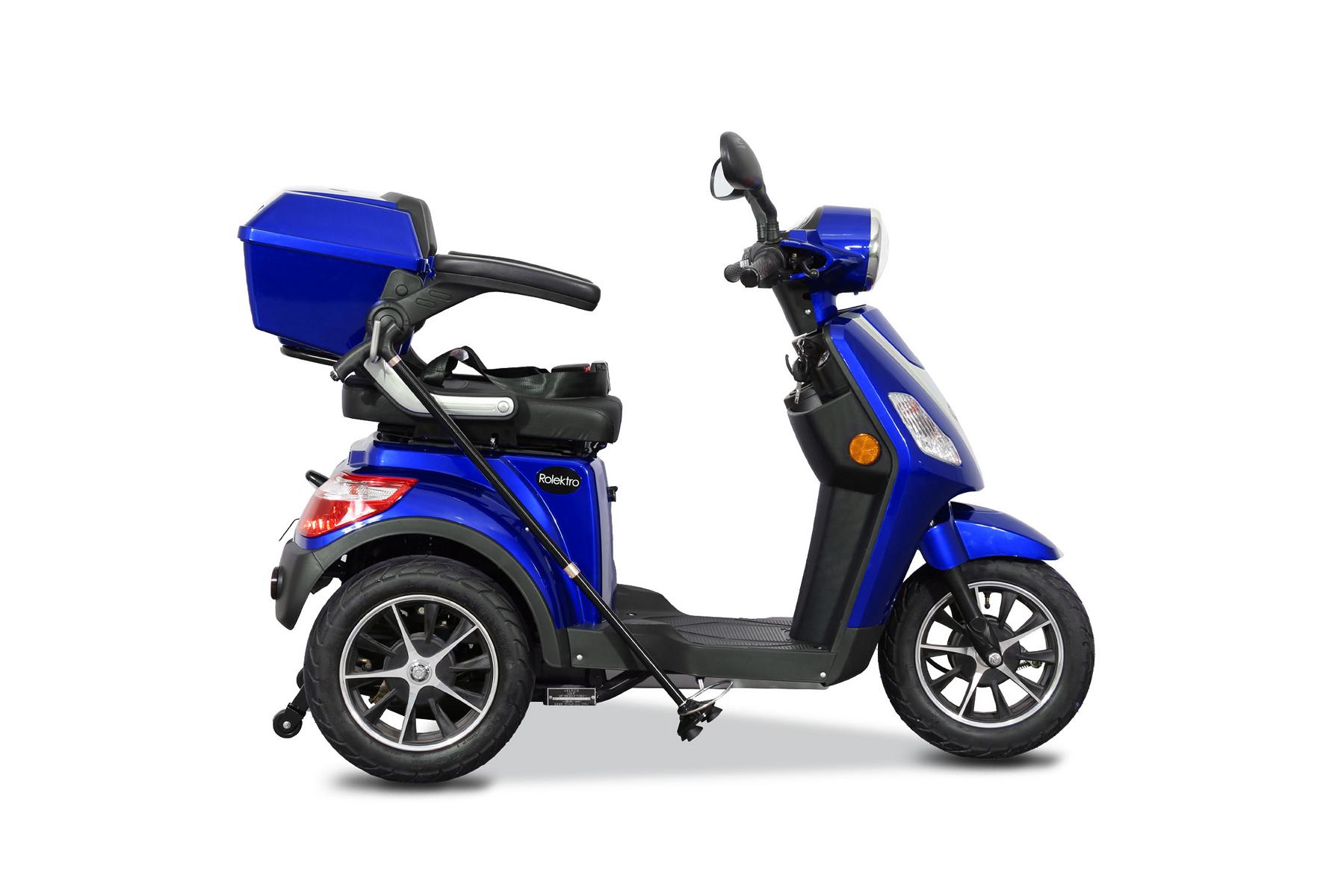 Rolektro, E-Trike 25 V.2, Blau, 25 km/h 1000 Watt – Bild 2