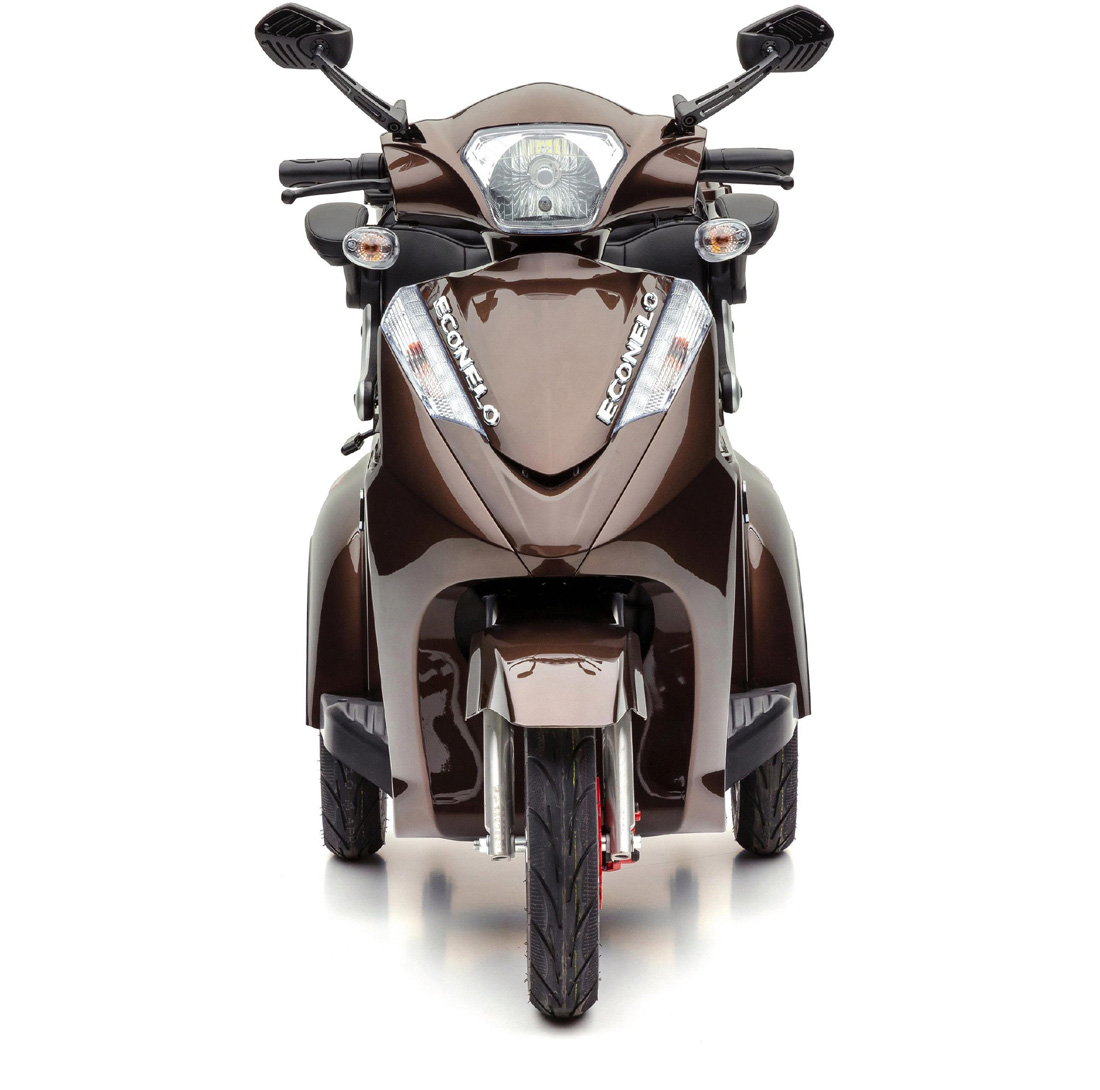 ECONELO S1000 Elektromobil , 25 km/h, 1000W, Braun – Bild 3