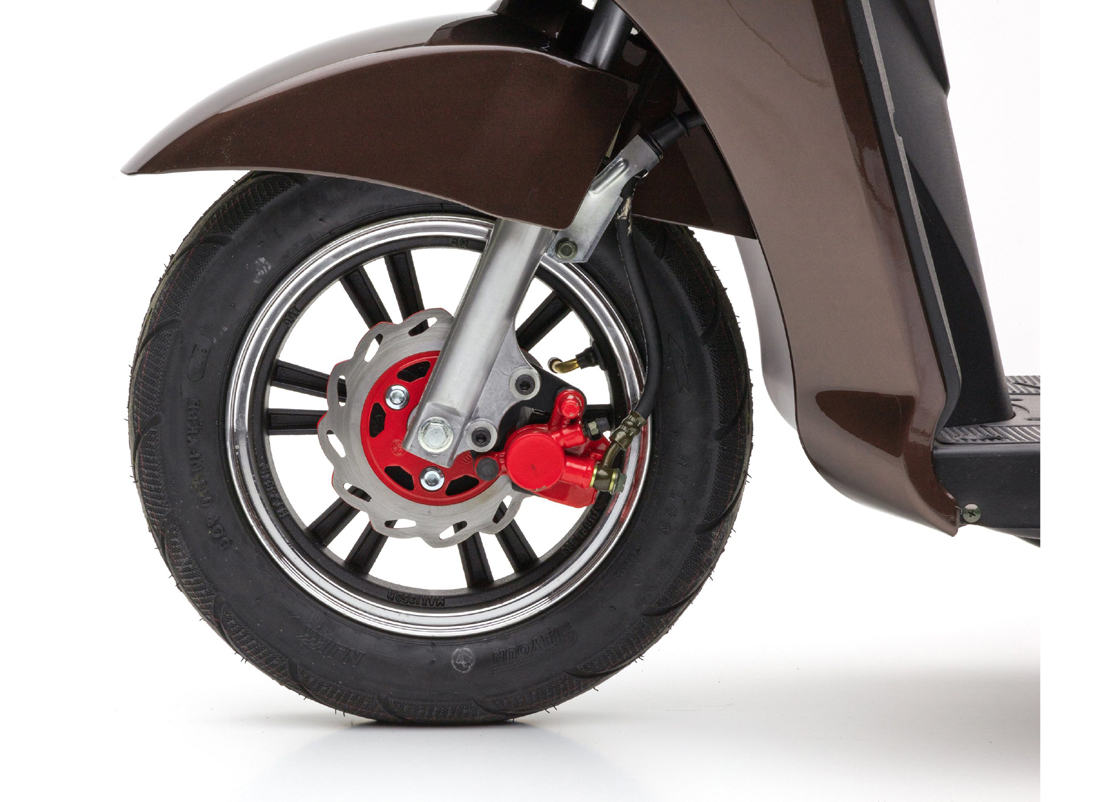 ECONELO S1000 Elektromobil , 25 km/h, 1000W, Braun – Bild 5