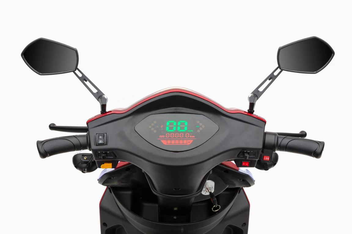 Elektromobil ECONELO S1000, 25 km/h, 1000W, Rot – Bild 4