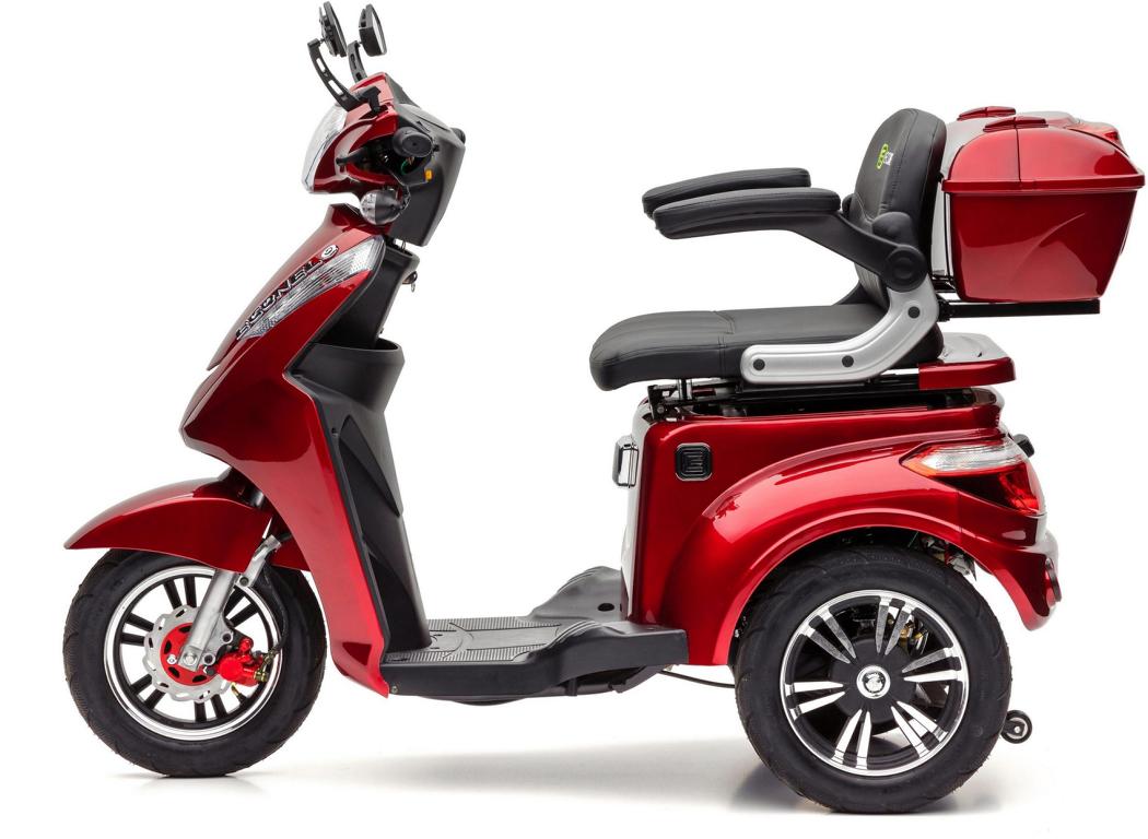 Elektromobil ECONELO S1000, 25 km/h, 1000W, Rot – Bild 6