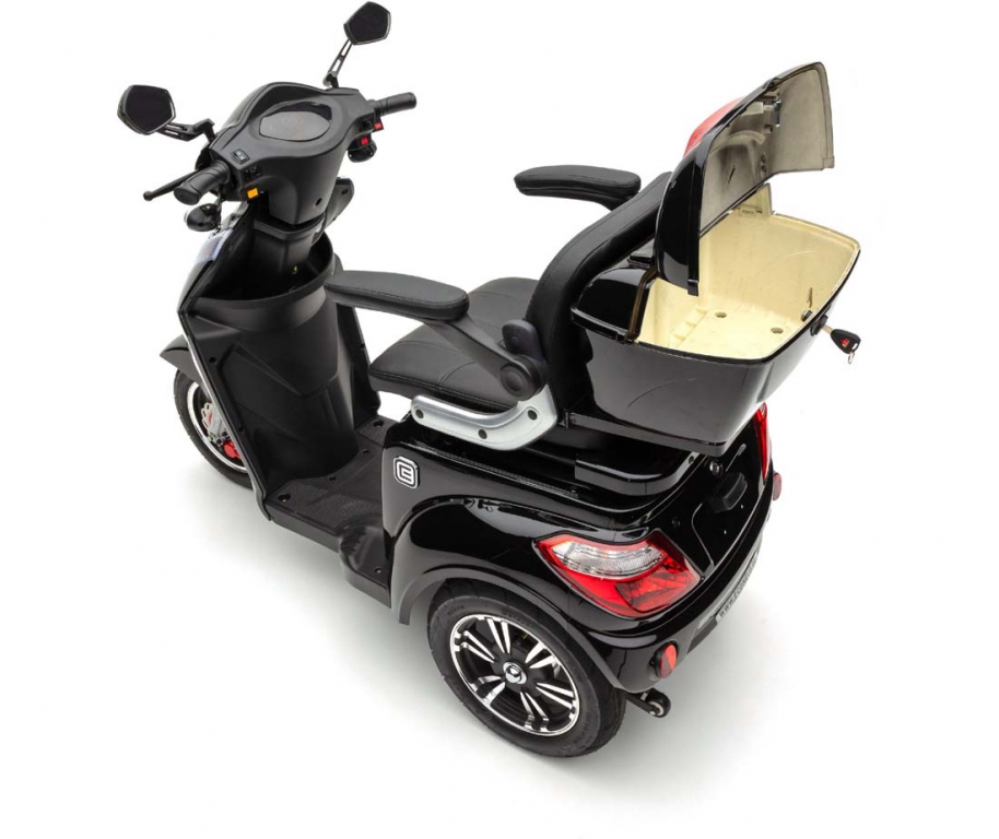 ECONELO S1000 Elektromobil , 25 km/h, 1000W, Schwarz – Bild 7