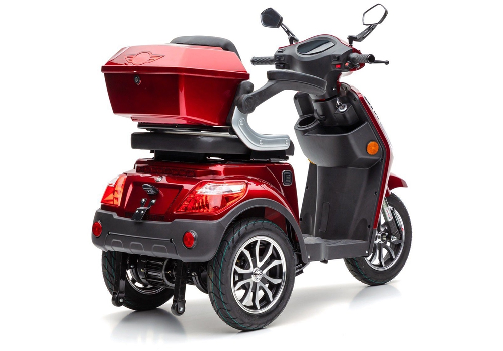 Elektromobil ECONELO J1000, 25 km/h, 1000 Watt, Rot – Bild 9