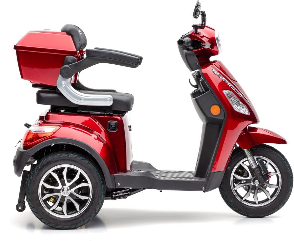 Elektromobil ECONELO J1000, 25 km/h, 1000 Watt, Rot – Bild 3