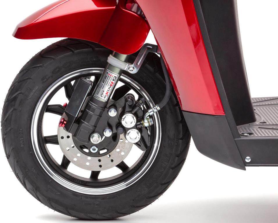 Elektromobil ECONELO J1000, 25 km/h, 1000 Watt, Rot – Bild 4