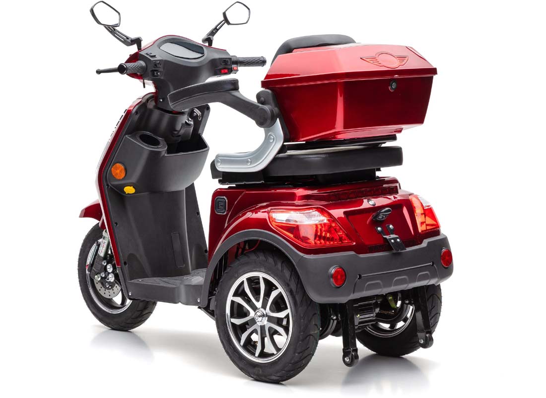 Elektromobil ECONELO J1000, 25 km/h, 1000 Watt, Rot – Bild 5