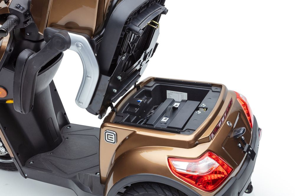 Elektromobil ECONELO J1000, 1000 Watt, 25 km/h Braun – Bild 10