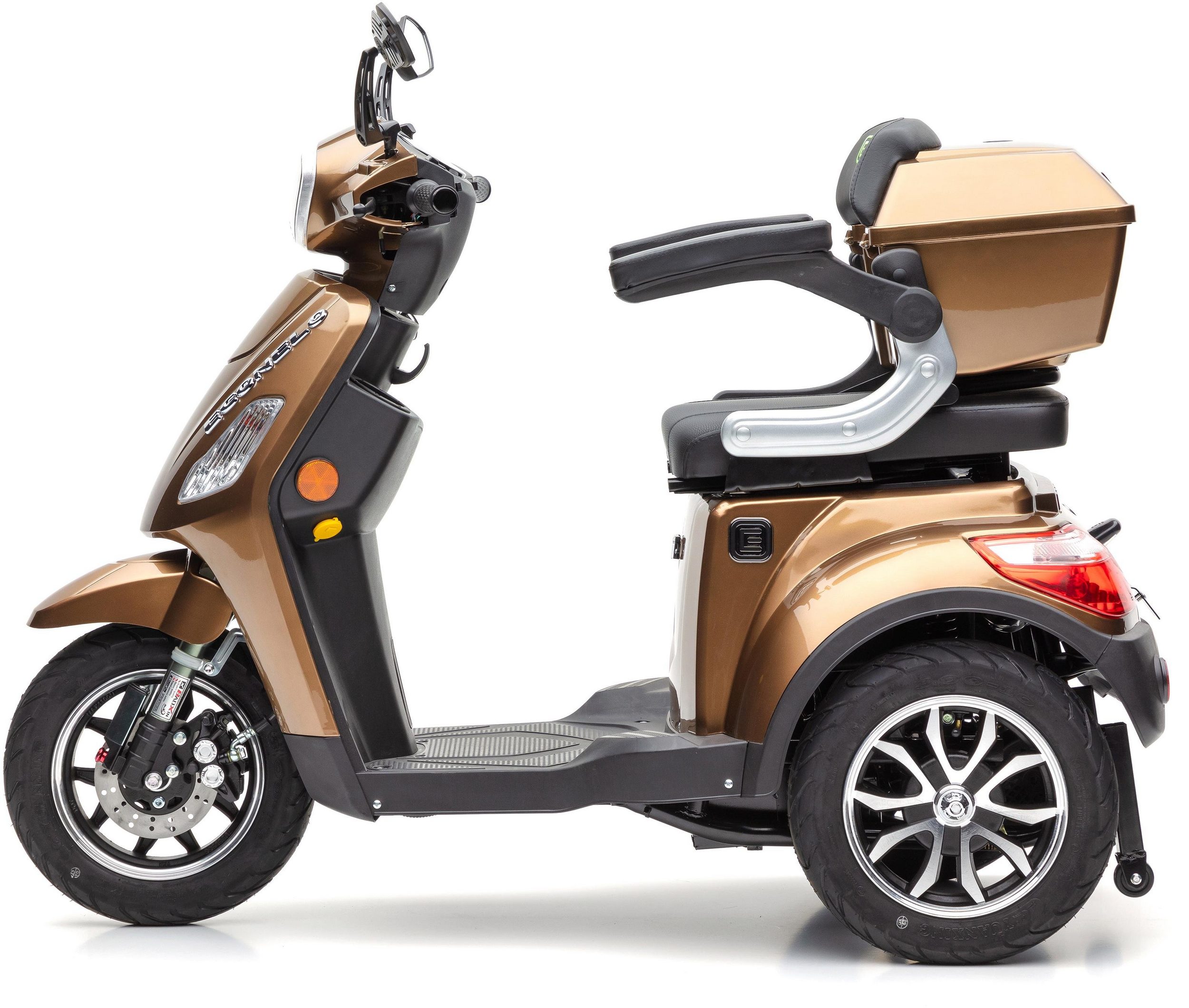 Elektromobil ECONELO J1000, 1000 Watt, 25 km/h Braun – Bild 3