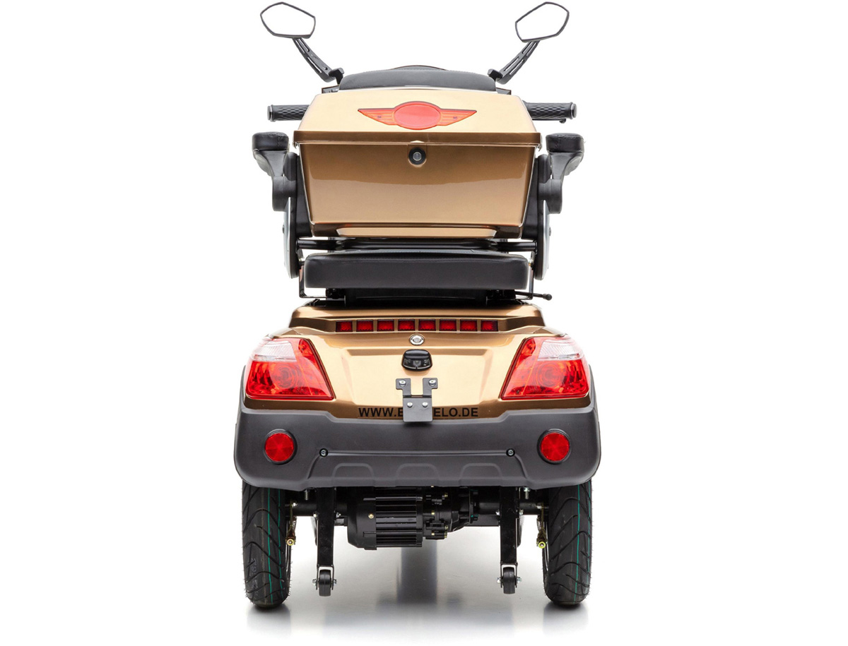 Elektromobil ECONELO J1000, 1000 Watt, 25 km/h Braun – Bild 4