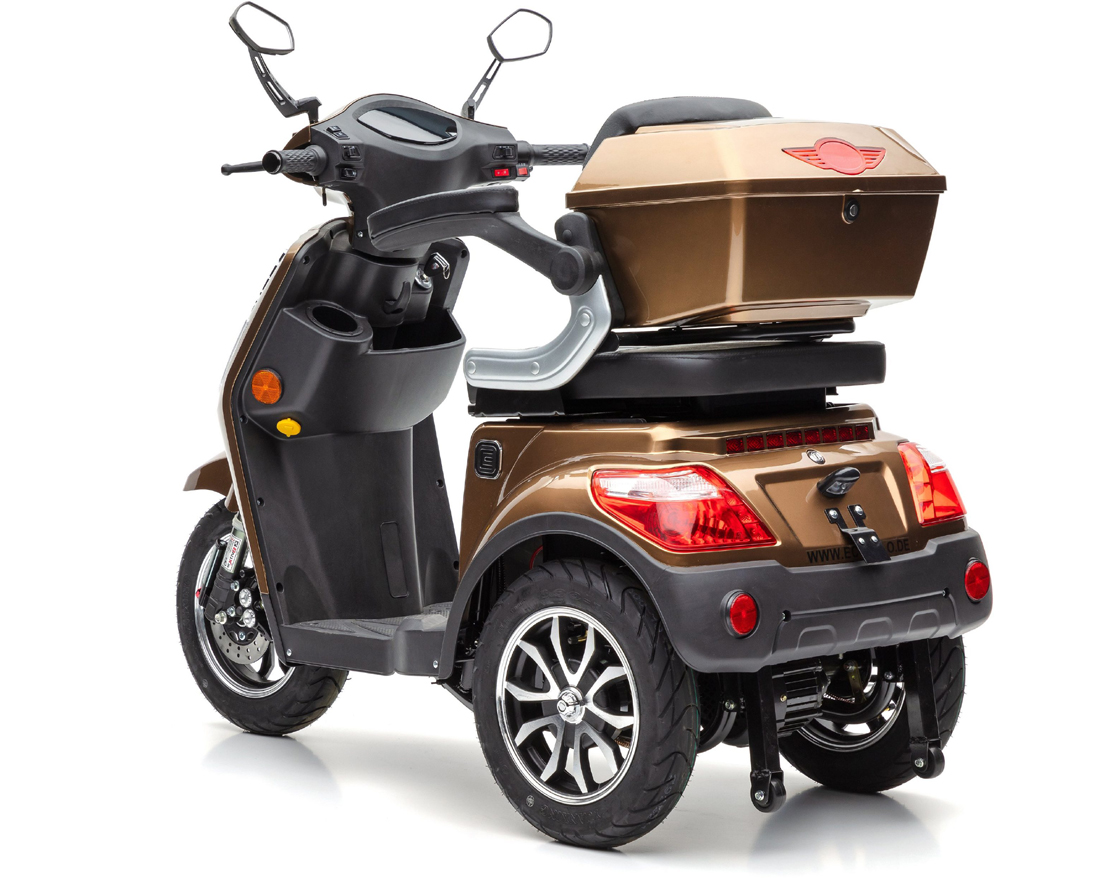 Elektromobil ECONELO J1000, 1000 Watt, 25 km/h Braun – Bild 6