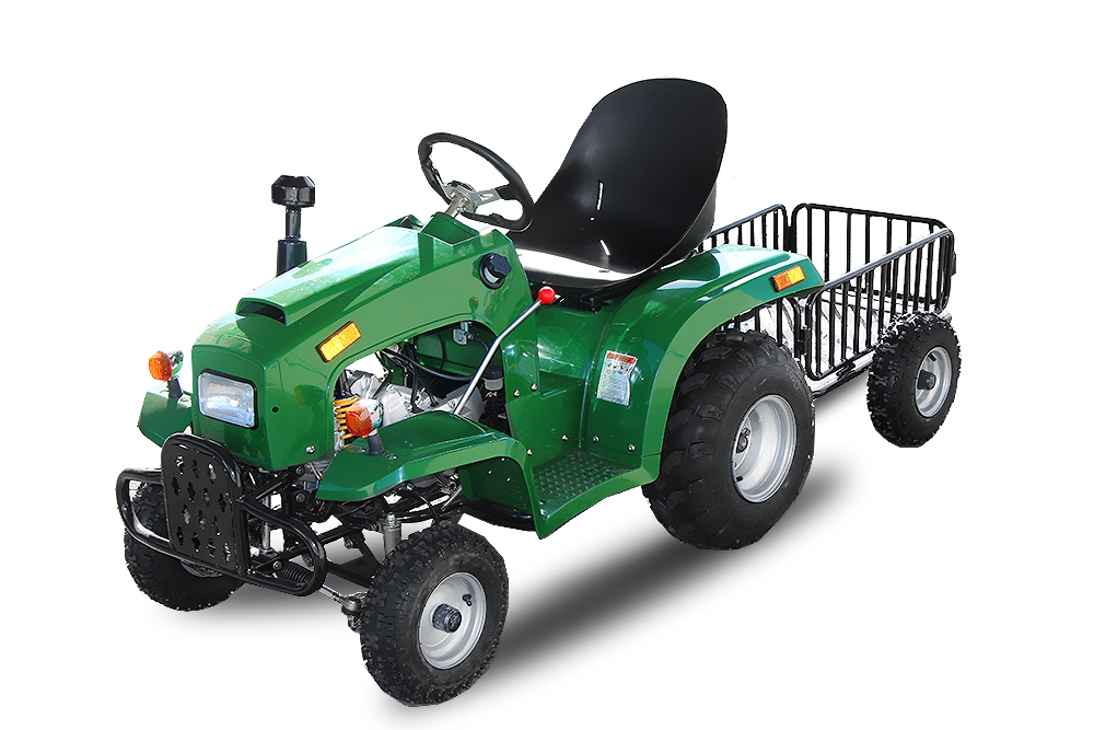 Kindertraktor 110cc 3-Gang Semi Automatik + RG E-Start – Bild 2