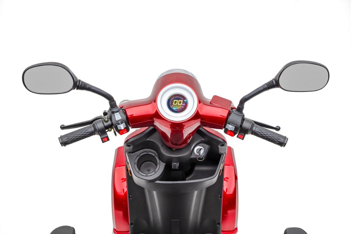 ECONELO J4000 Rot, 1000 Watt, 25 km/h Vierradroller – Bild 3