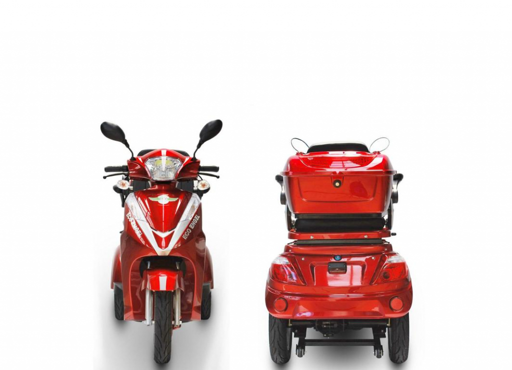 ECO ENGEL 503 Rot, Elektromobil 1000 Watt, 25 km/h – Bild 3