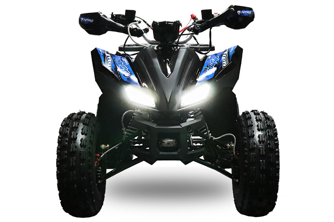 Kinderquad NITRO MOTORS 125cc midi Kinder Quad Rizzo RS7-3G Platin – Bild 4