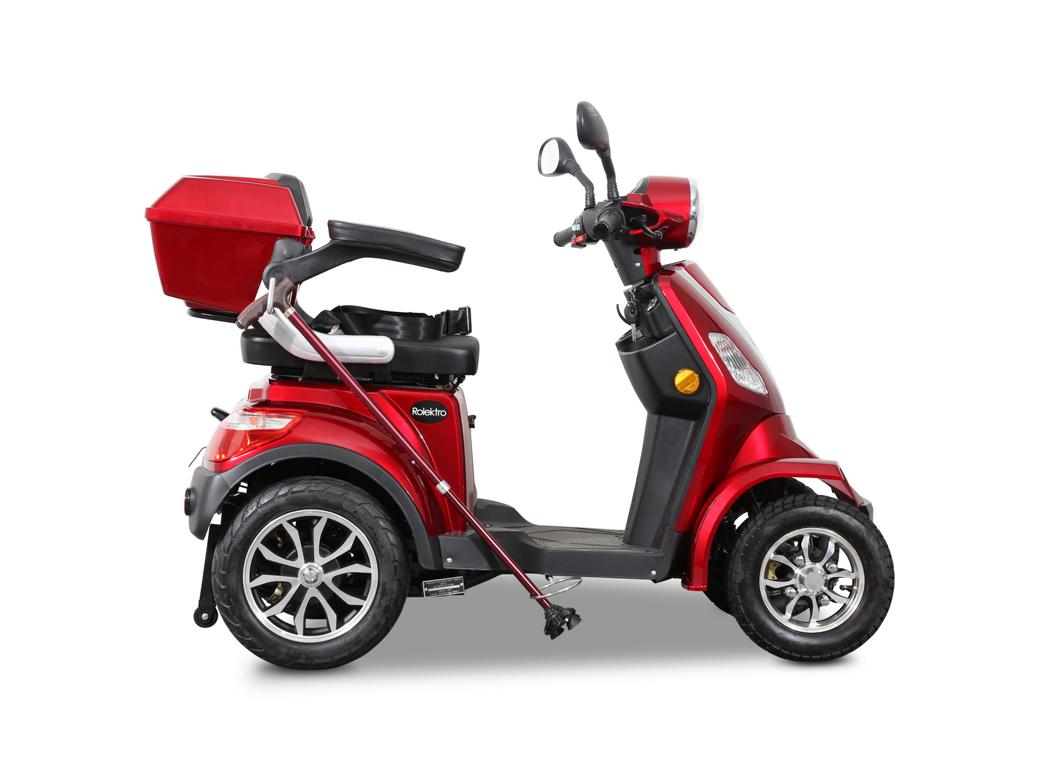 Rolektro, E-Quad 15, Rot, Bleigel Akkus, 1000 Watt – Bild 2