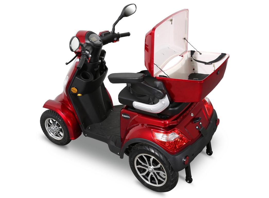 Rolektro, E-Quad 15, Rot, Bleigel Akkus, 1000 Watt – Bild 4