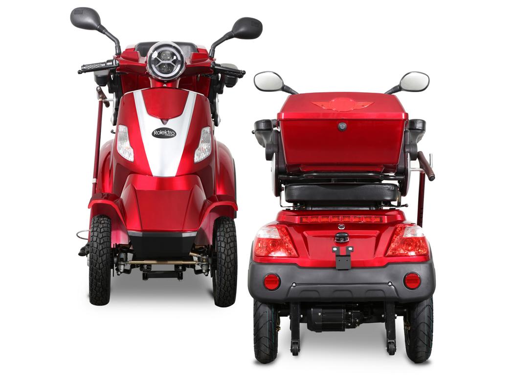 Rolektro, E-Quad 15, Rot, Bleigel Akkus, 1000 Watt – Bild 5