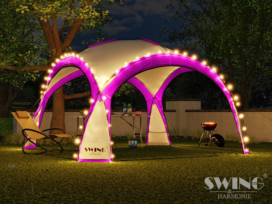 Event Pavillon XXL DomeShelter Partyzelt Faltpavillon – Bild 7