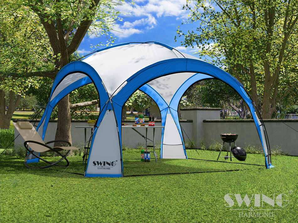 Event Pavillon XXL DomeShelter Partyzelt Faltpavillon – Bild 4