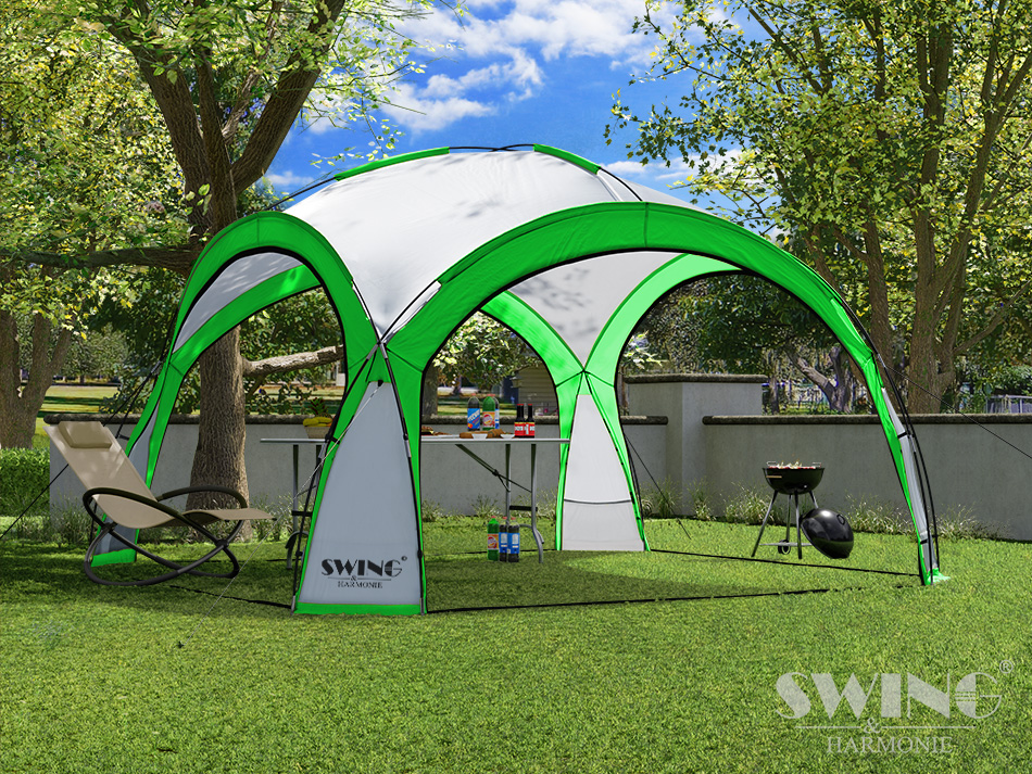 Event Pavillon XXL DomeShelter Partyzelt Faltpavillon – Bild 5