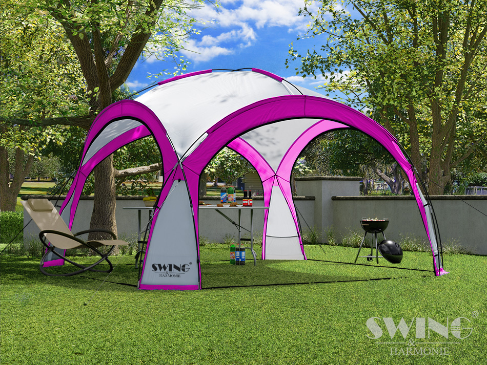 Event Pavillon XXL DomeShelter Partyzelt Faltpavillon – Bild 6