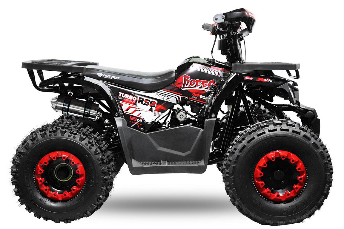 NITRO MOTORS 125cc midi Kinder Quad Rocco RS8-A Platin – Bild 2
