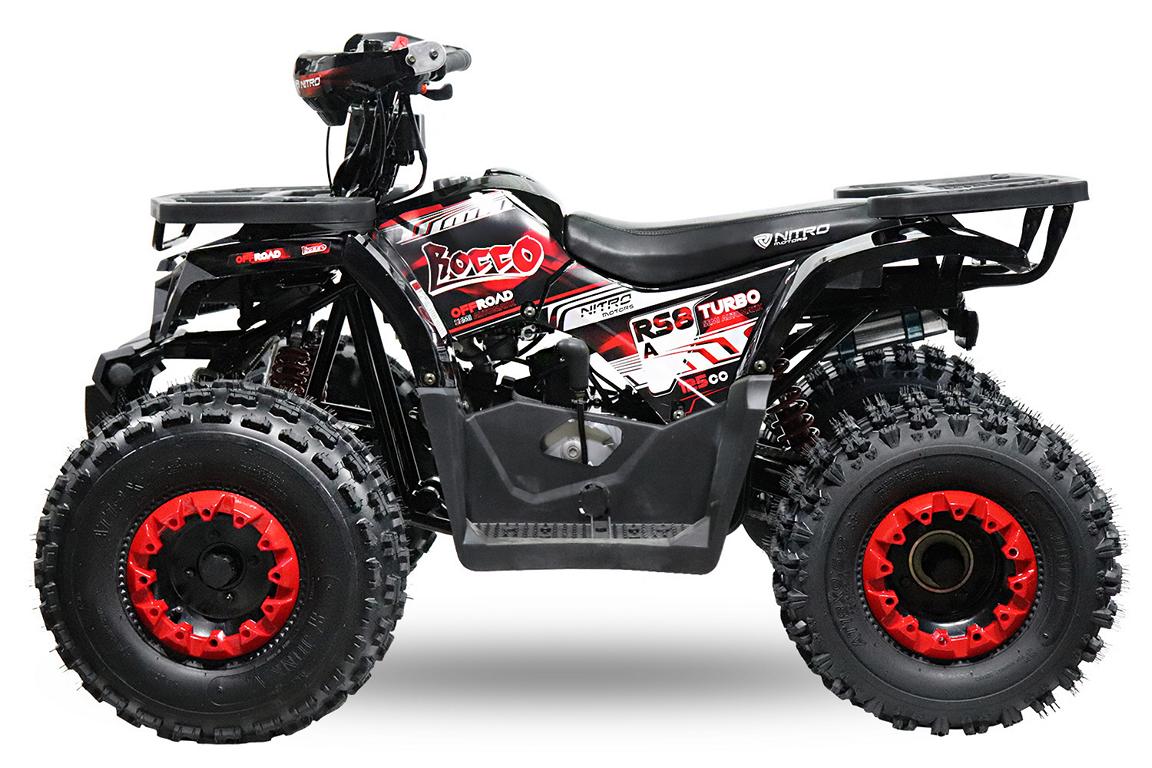 NITRO MOTORS 125cc midi Kinder Quad Rocco RS8-A Platin – Bild 3
