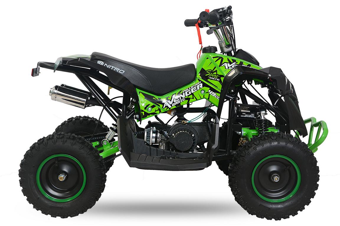 Nitro Motors 49cc Avenger Basic 6" Atv Mini Kinder Quad – Bild 4