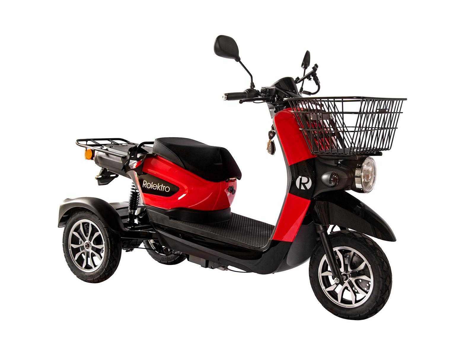 Rolektro, E-Carrier 25, Rot, ohne Koffer, Bleigel Akkus, 1000 Watt – Bild 2