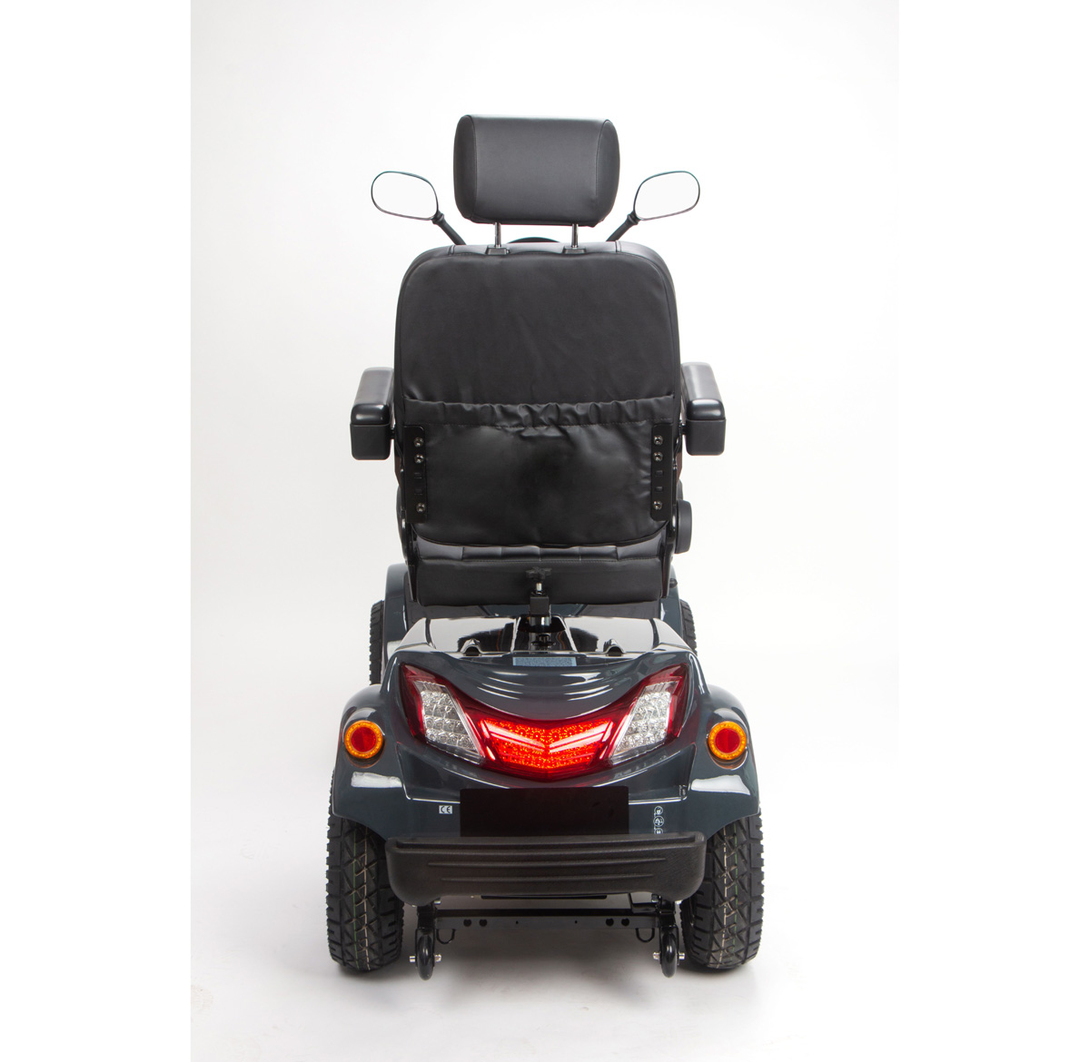 VINTAGE MOBILITY Grönland 15 km/h Elektro Vierradroller Anthrazit – Bild 2