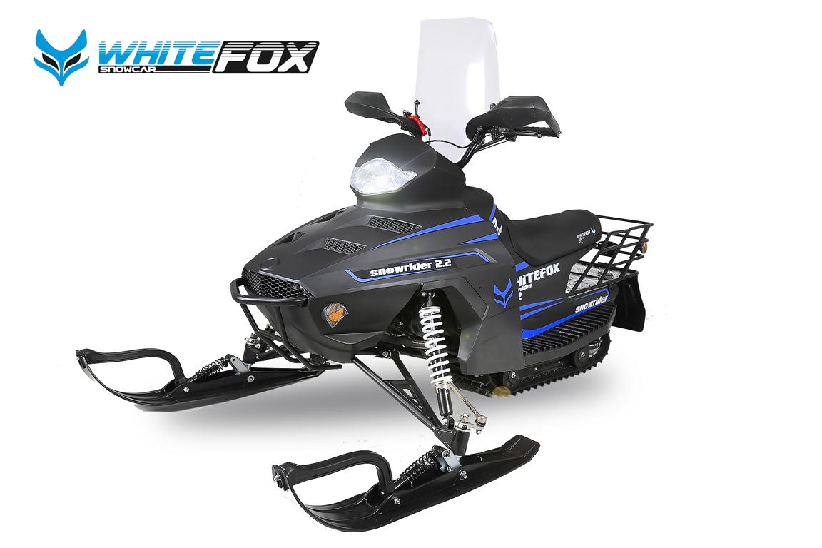 170cc Whitefox Snowrider 2.2 Schneemobil Motorschlitten Automatik CVT – Bild 2