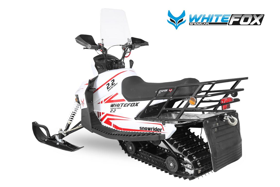 170cc Whitefox Snowrider 2.2 Schneemobil Motorschlitten Automatik CVT – Bild 3