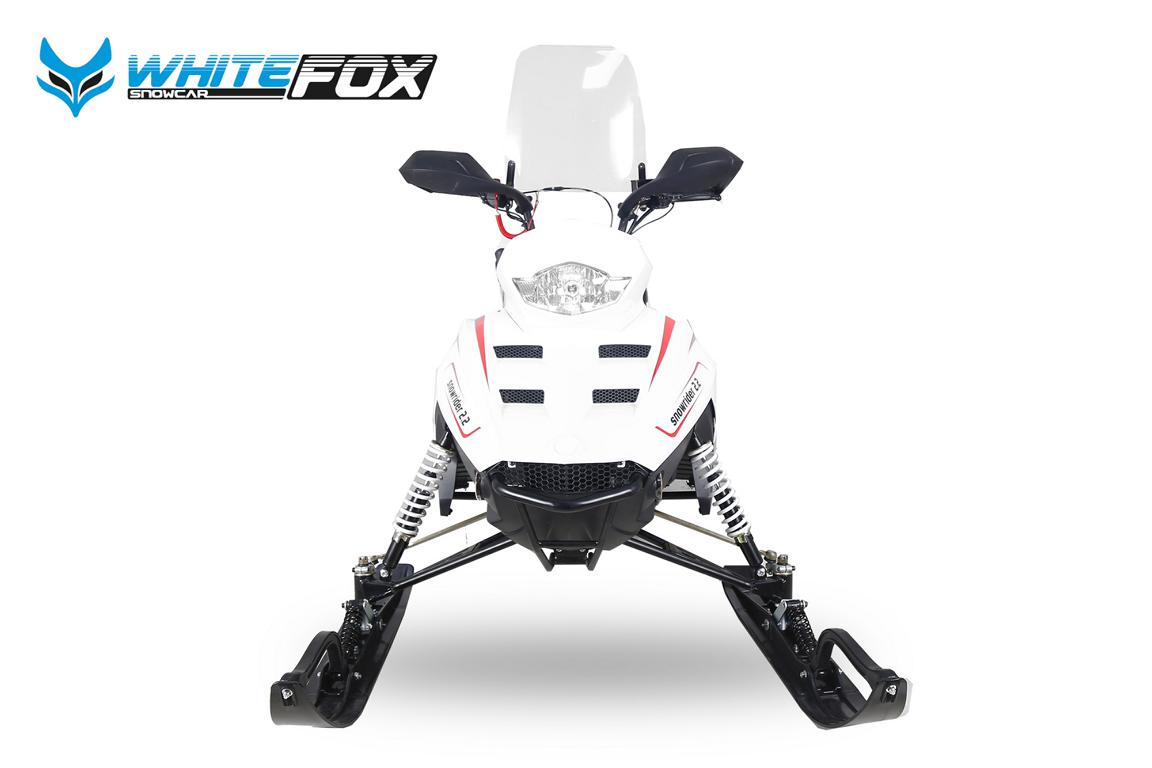 170cc Whitefox Snowrider 2.2 Schneemobil Motorschlitten Automatik CVT – Bild 4
