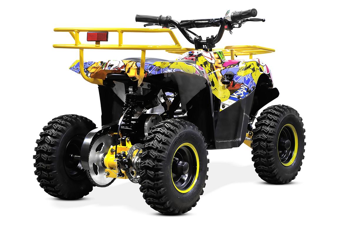 Kinderquad Torino Cross Eco Graffiti mini Quad 1000W 36V 6 Zoll – Bild 2