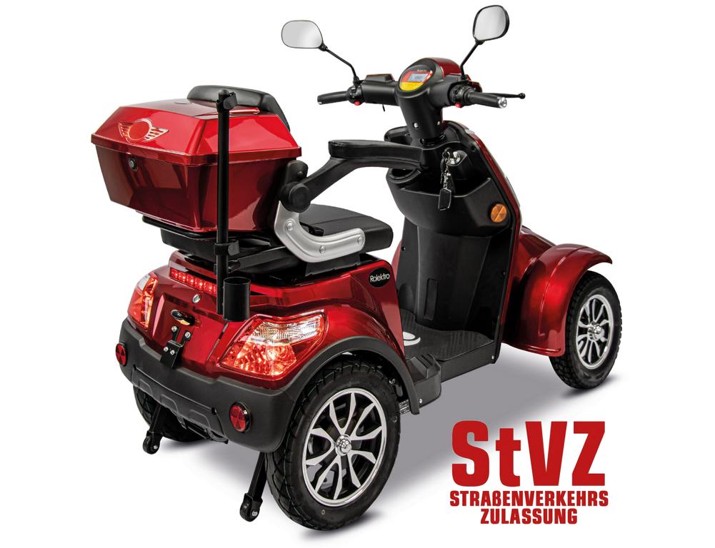 Rolektro, E-Quad 15 V.3 Lithium Akku, Rot 1000 Watt – Bild 6