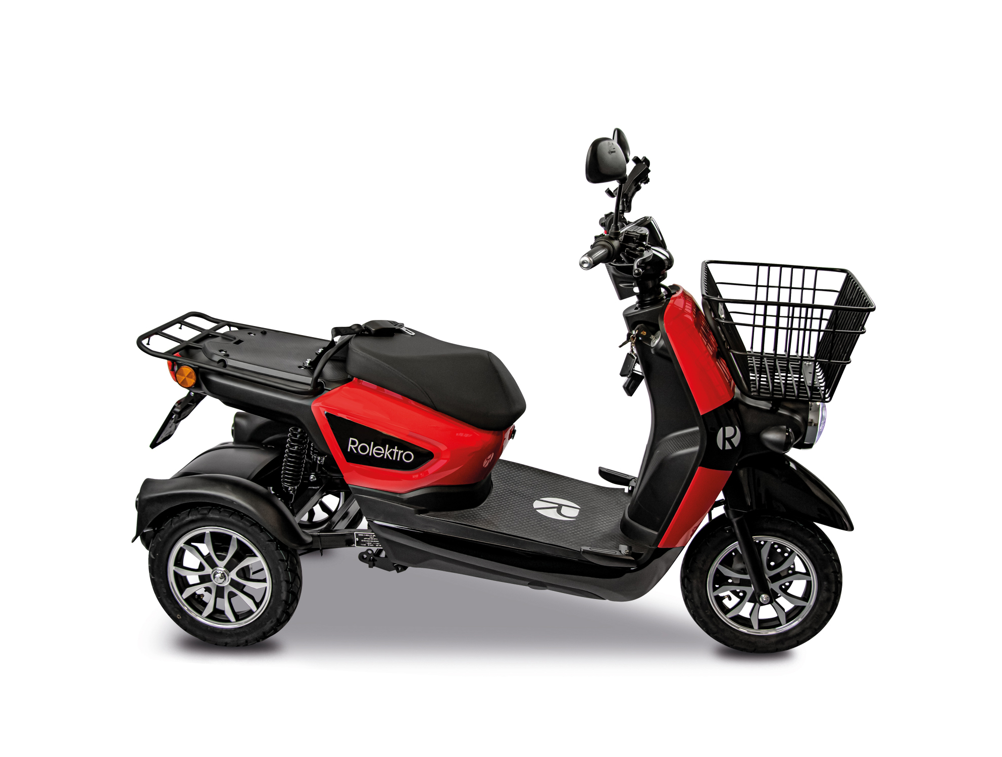 Rolektro, E-Carrier 25 V.3 Lithium, Rot, ohne Koffer, 1000 Watt – Bild 2
