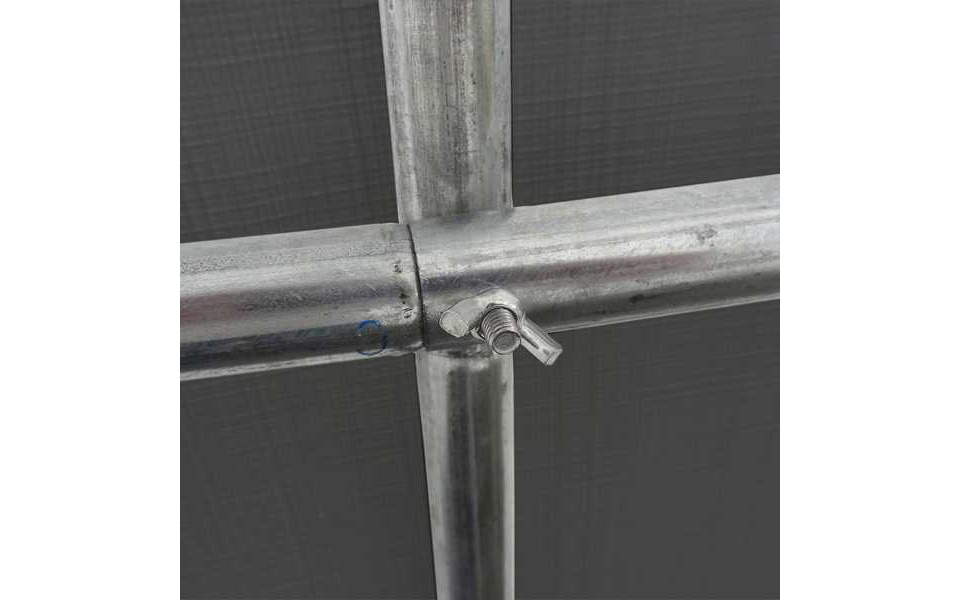 Rolektro-Z. Garage portabel Motorrad PVC 610g/m², Grau, – Bild 4