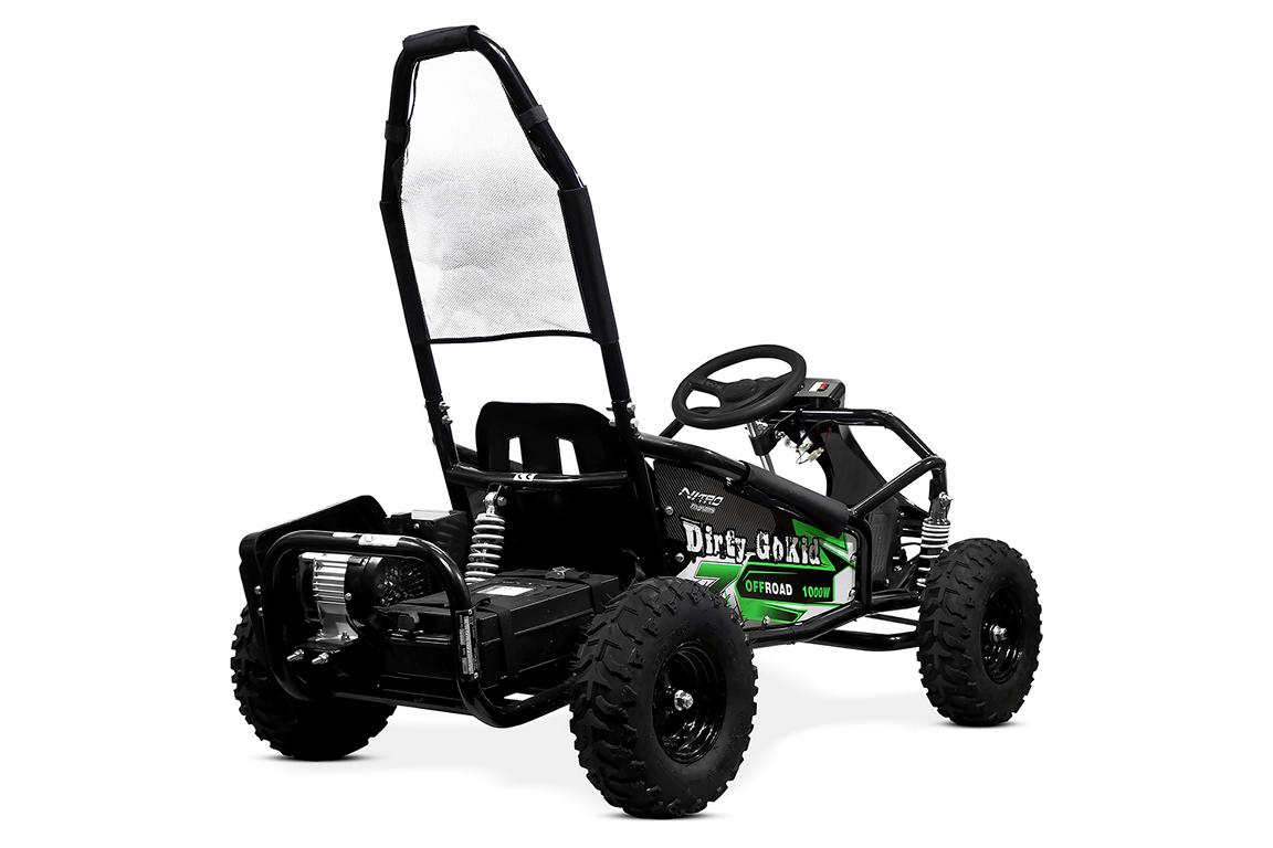 Kinderbuggy Nitro Motors Eco GoKid Dirty 1000W 48V 6 Zoll Offroad – Bild 5